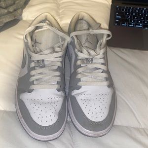 Nike White and Grey Jordan’s